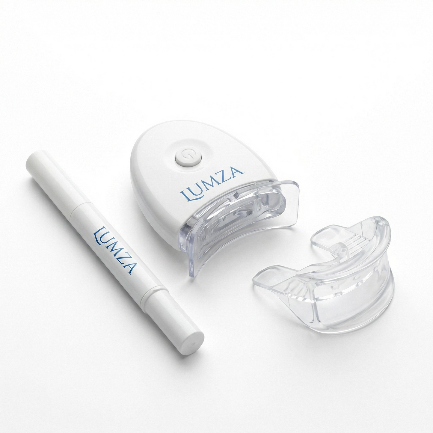 LUMZA Professional Teeth Whitening Kit with LED Light & Gel Pen - At Home Whitening System