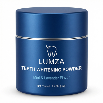 LUMZA Teeth Whitening Powder for Sensitive Teeth - Non Abrasive Stain Remover
